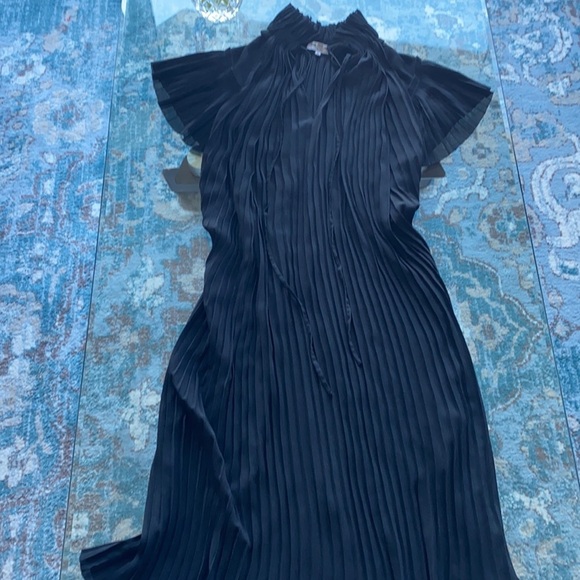 Opening Ceremony Plisse Neck Tie Dress - Picture 3 of 5